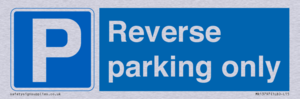 Reverse parking only